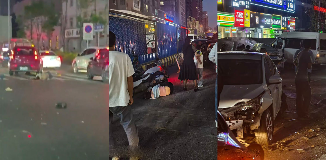 胆小瓜友慎点!沈阳大学南门公交车撞人事件视频流出 事发现场惨不忍睹