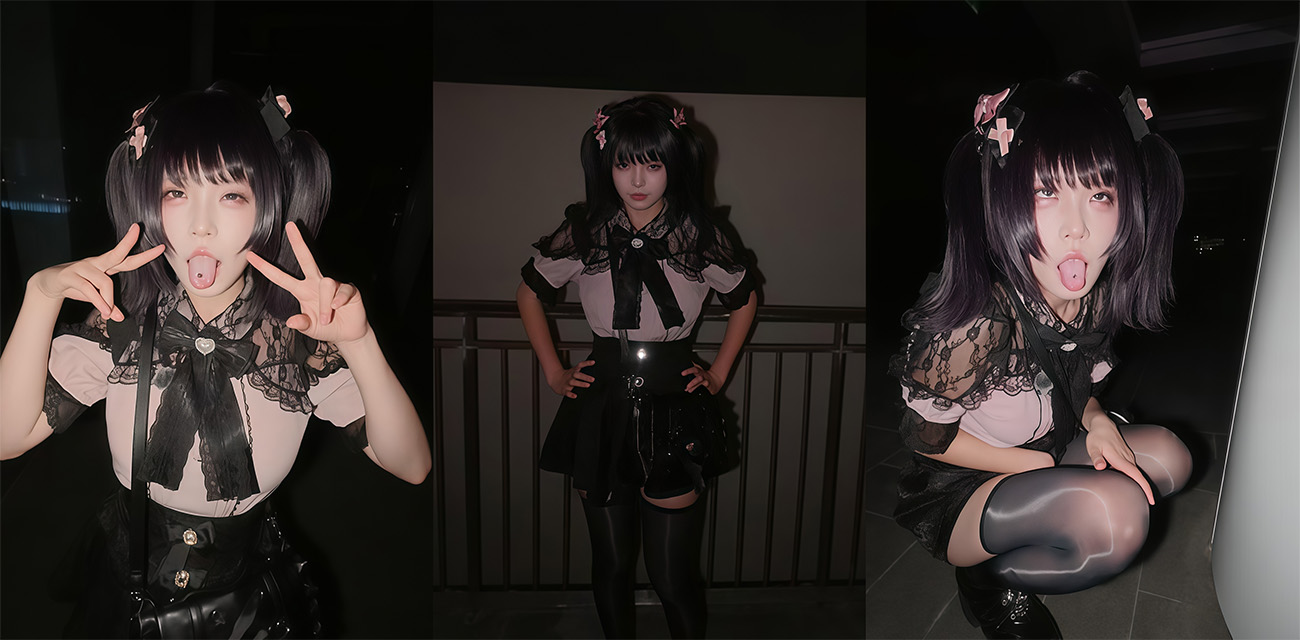 推特网黄福利姬咕姆gomu新作 深夜尾行调教露出地雷系美女 被跳蛋震到腿软