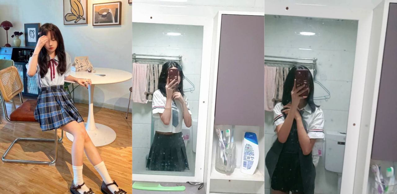 小红书认识的JK妹子!软磨硬泡了好久而且天天给她发红包这才答应大哥拍奶子和粉穴~