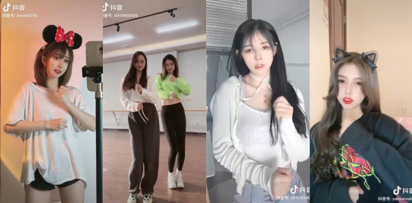 抖音热门BGM 越南卡点舞 被一群骚网红魔改成打飞机之歌