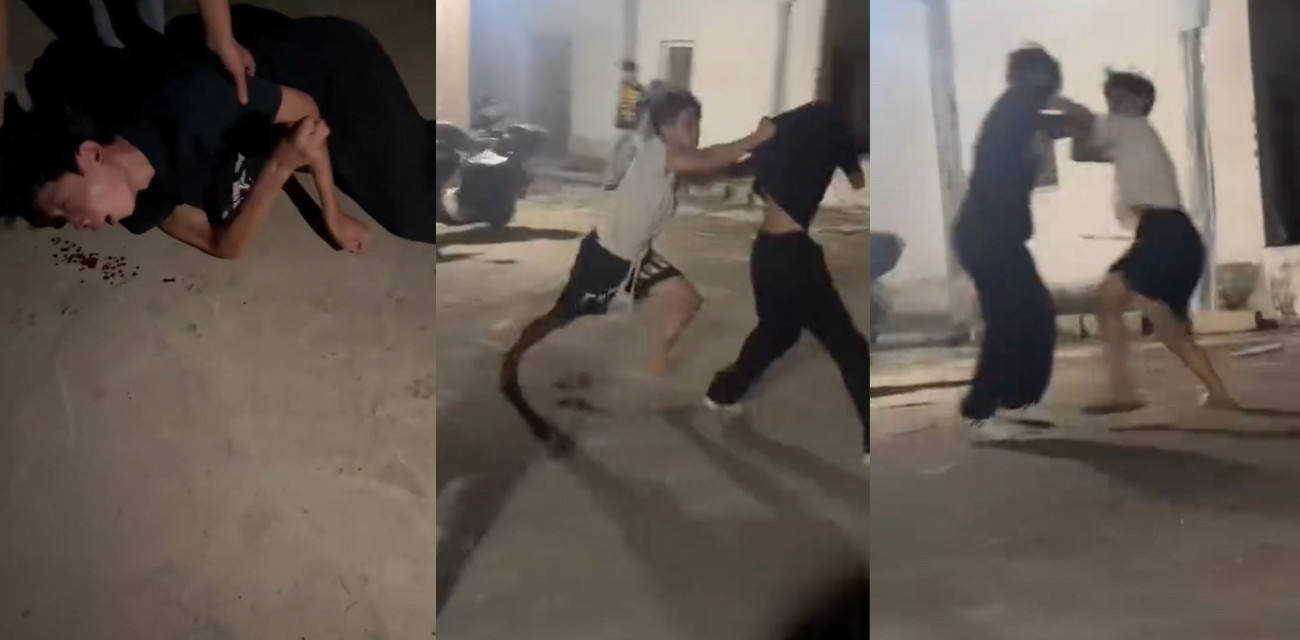 初中生打架没轻重 一小伙抽搐吐血了 这下摊上大事了 还敢打架吗?