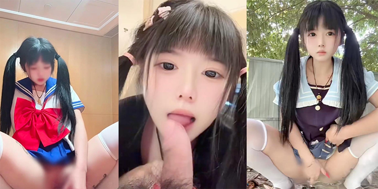 超嫩萝莉仅呆金主啪啪炸裂!双马尾萌妹露脸被后入浪叫嗲到骨子里