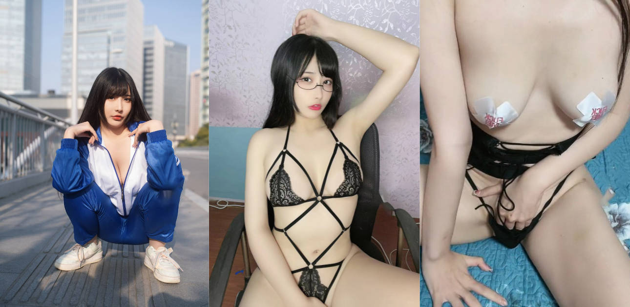 抖音43w粉巨乳网红 金广发女搭档 糖果果candy下海 丝袜大长腿 露脸自拍抠逼揉奶!