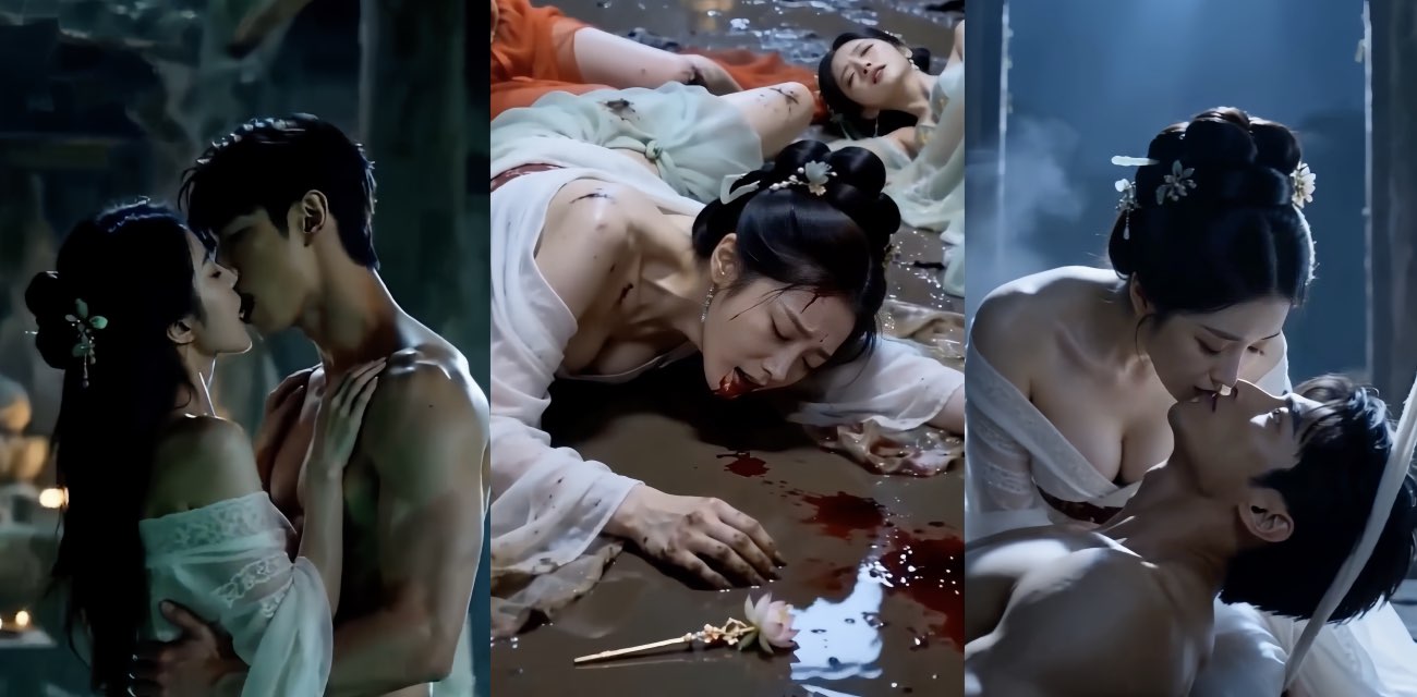 诱人的鬼全集 兰若寺女鬼轮流榨干现代男 爽到精尽人亡 AI短剧
