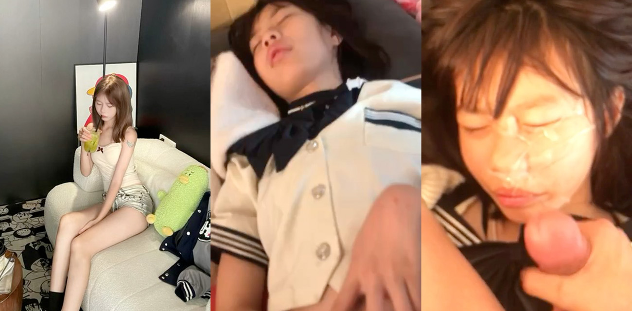 渣女睡男闺蜜给自己男友戴绿帽 男友一气之下将她灌醉带到酒店颜射一脸以示惩罚!