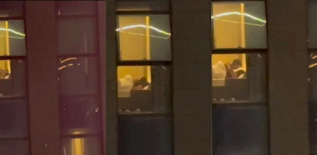 酒店进行刺激做爱操逼不关窗帘被拍,直接打开剪映进行逐帧分析!