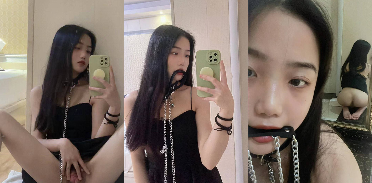 颜值越高就玩得越花吗?高颜值极品女神被金主网上调教 栓狗链吃狗盆玩得不亦乐乎