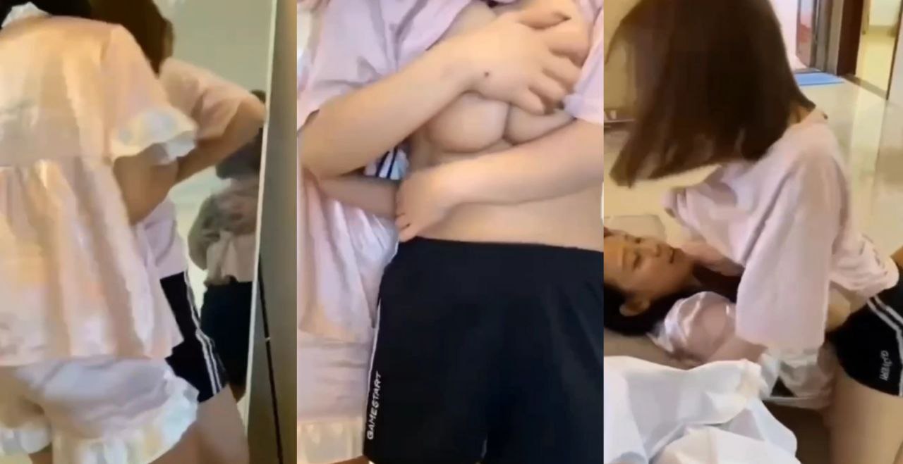 防火防盗防闺蜜系列 闺蜜玩闹奶子全给人看见啦 模拟性交后入女上位骑乘太刺激!