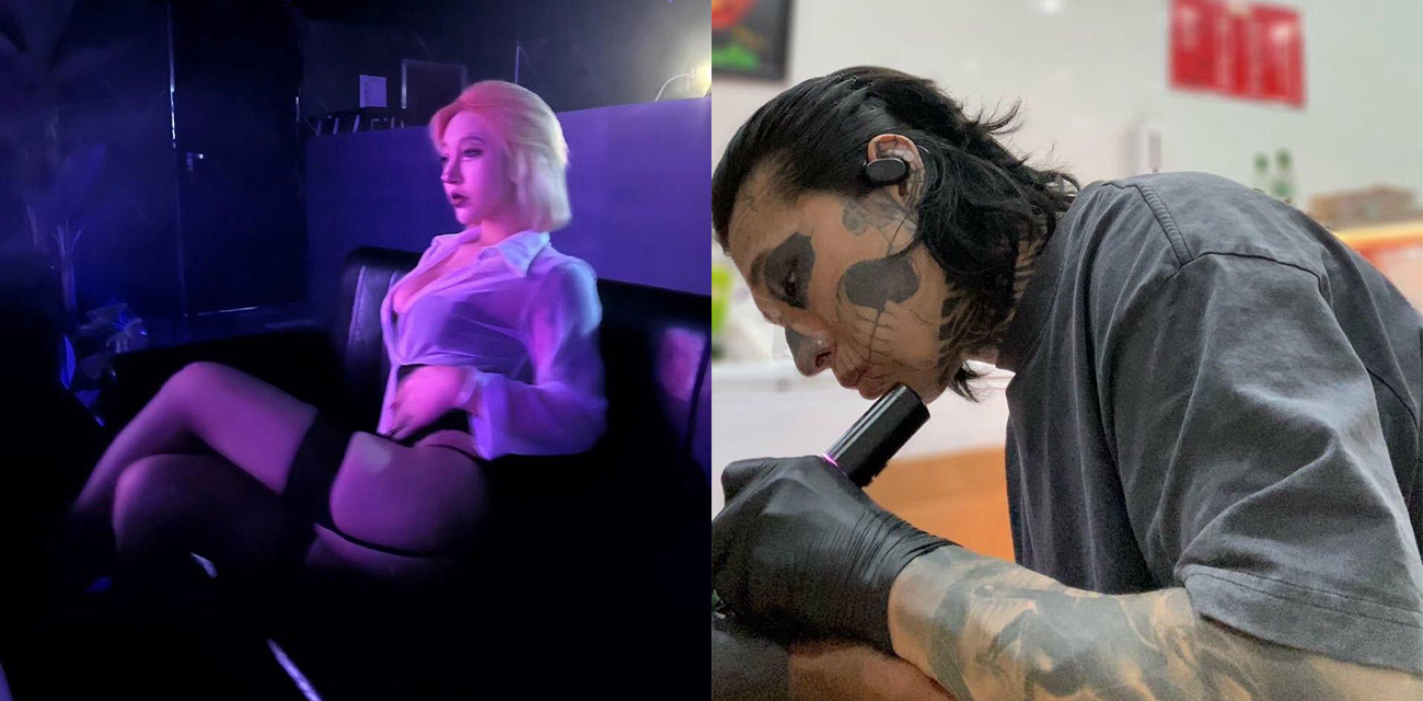 人人都害怕纹面少年 人人又羡慕纹面少年!僵尸男孩约炮女粉丝性爱视频曝光 这个世界当真是癫了!