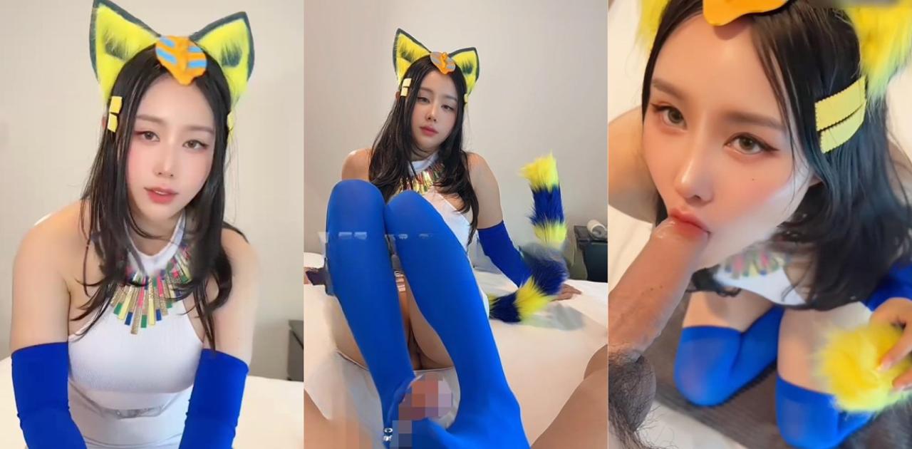 推特极品御姐 汐梦瑶 COS性感埃及猫 跪趴鸡巴前狂舔吞精 超劲爆福利等你征服