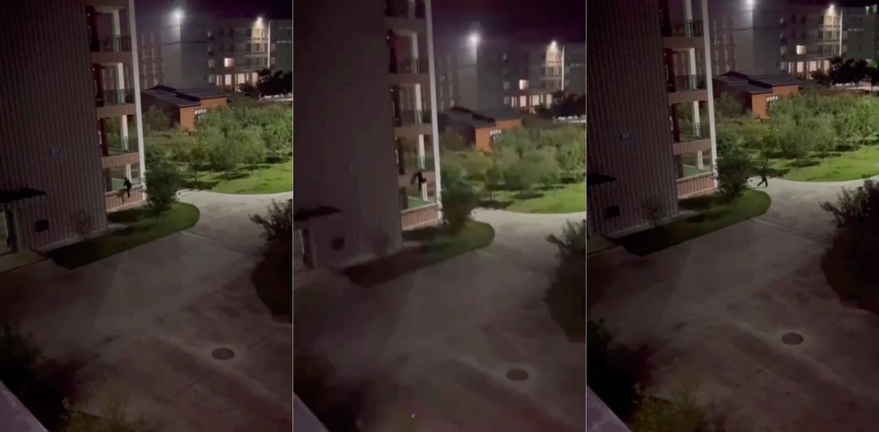 “蜘蛛侠”翻墙潜入女大学生宿舍后进入房间抚摸女子,事后逃离现场终被监控拍到!