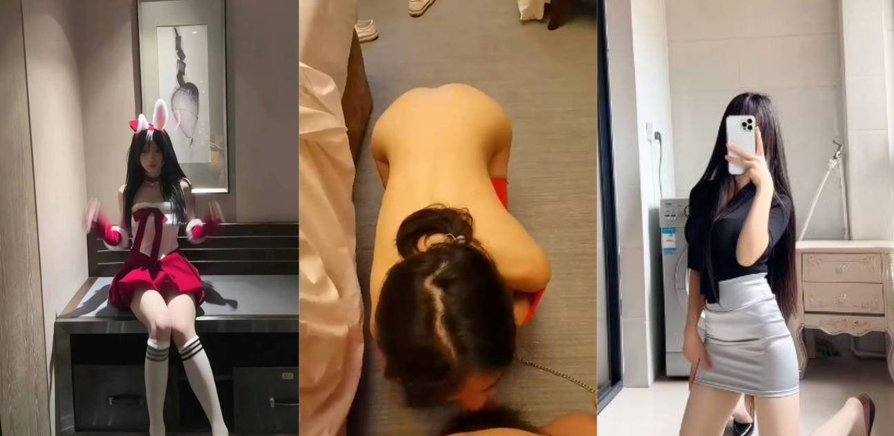 抖音变态鸡大人镜子瓜,原本只是圣诞照!没想到金主全裸出镜未发现上传抖音~