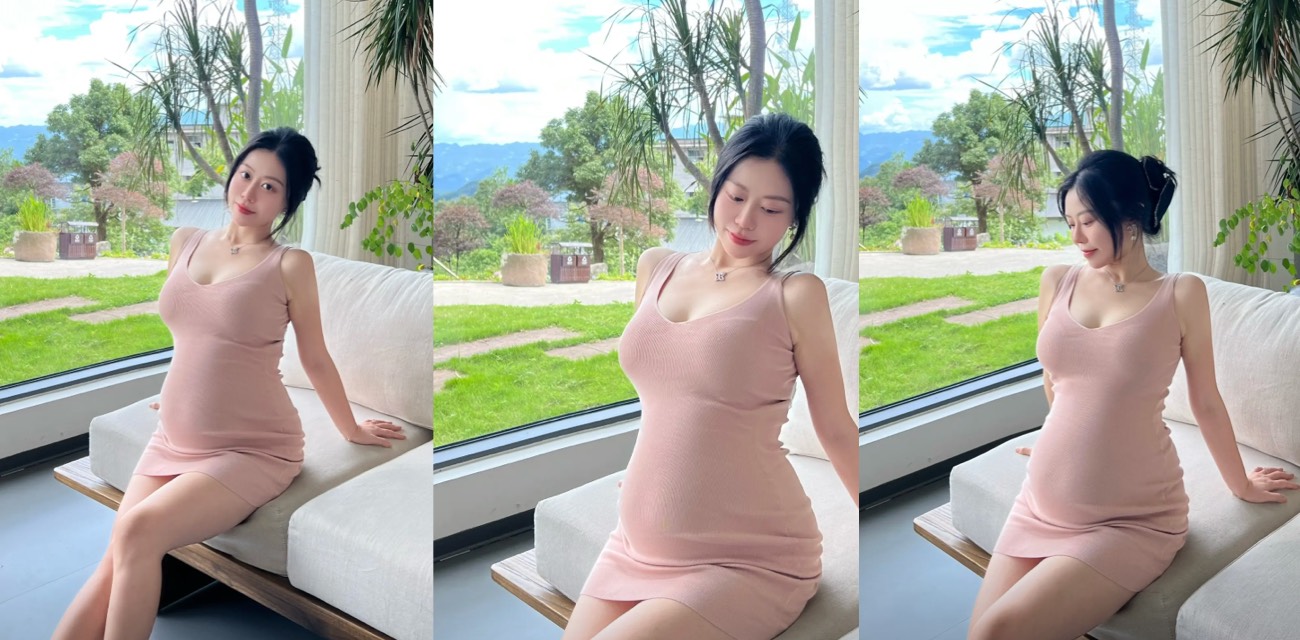 怀孕少妇骚穴涨开后更易插入