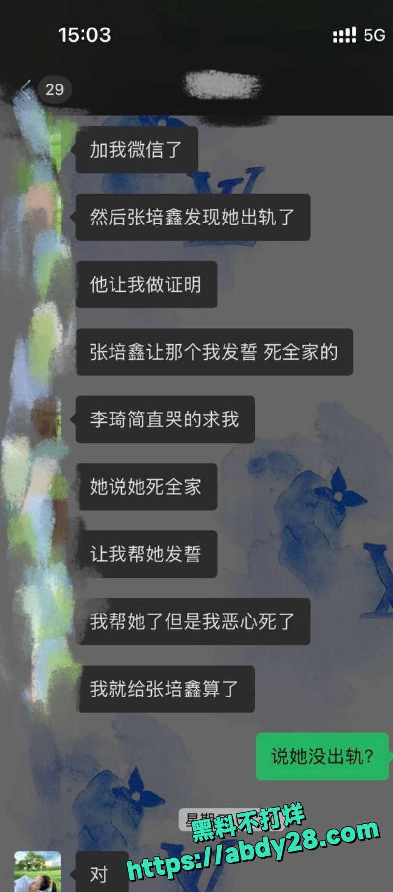李琦恋爱中出轨多次怀孕赖男友11