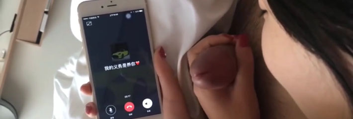 打电话系列,『边吃鸡吧边打电话』勾引男人,一个不够还要3P