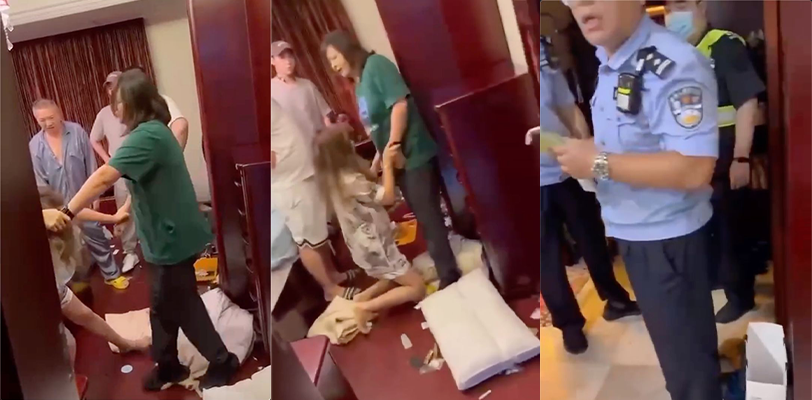 抓奸现场实录 我的丈夫和我的亲侄媳妇一起乱伦!我不活啦!