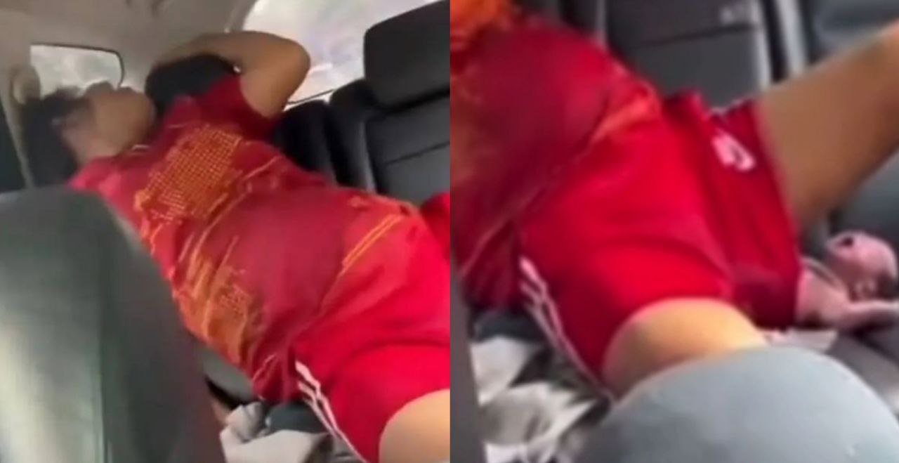 孕妇在滴滴上产小孩!滴滴师傅见状是一脸懵逼一直喊着怎么办!