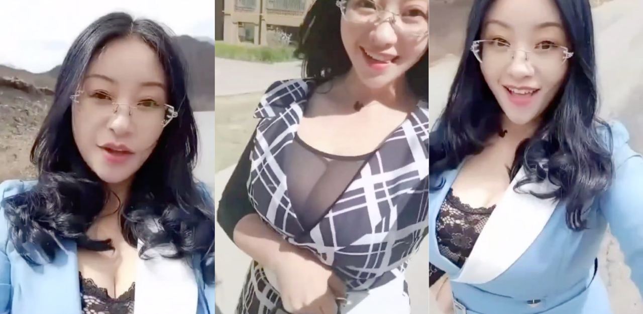 快手高颜值豪乳女网红「媛大大最美」私密视频泄露,身穿真空情趣连衣裙露点揉胸诱惑不断