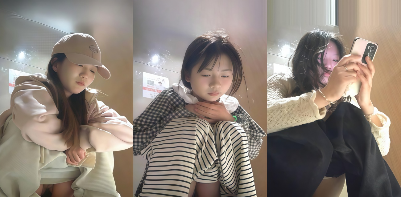 酒吧女厕全景偷拍 几位高颜值嫩妹 各种黑鲍户型 绝对是以鲍识人