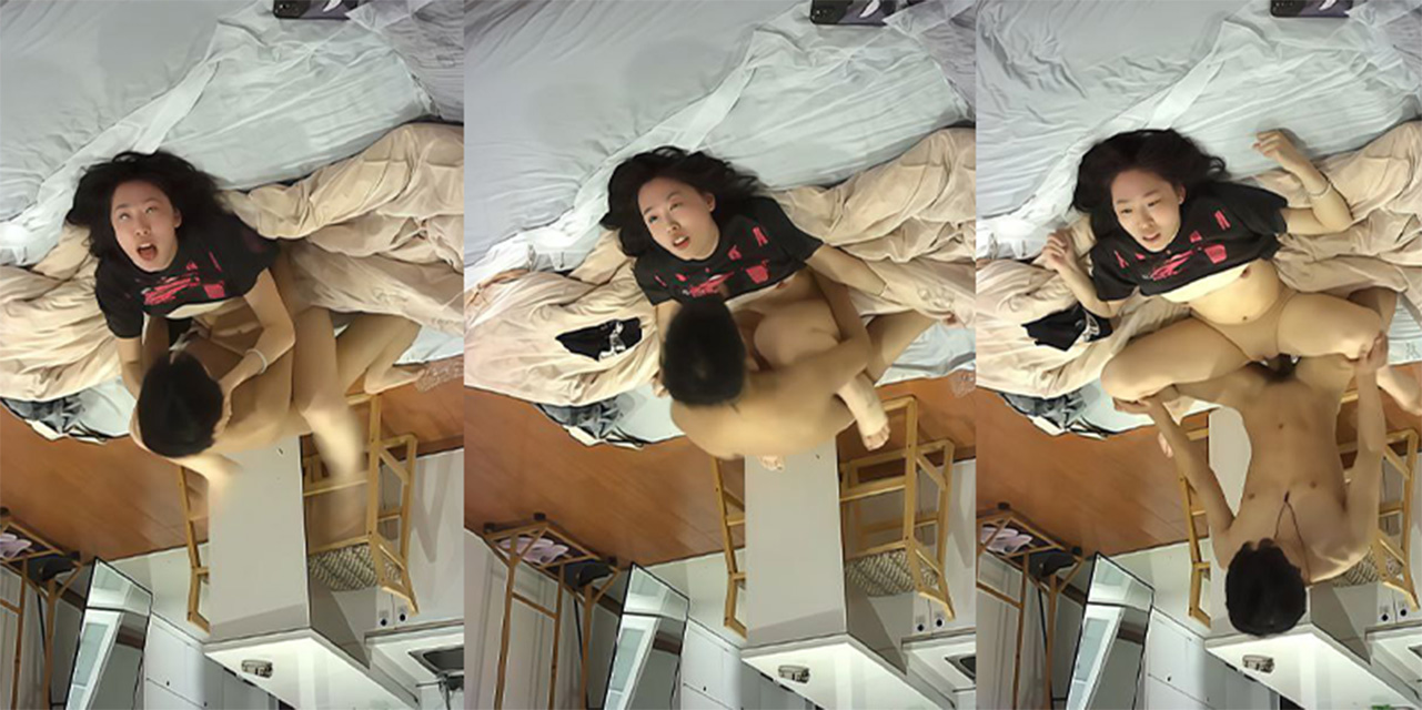 反差眼镜女大学生