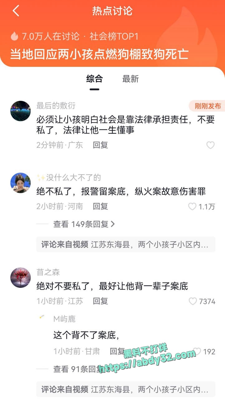 连云港两男孩烧死笼中萨摩耶 4
