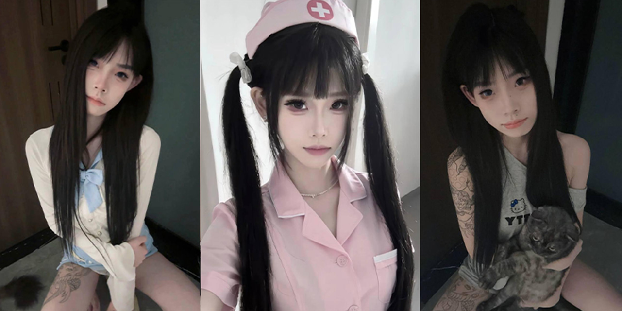 探探约炮纹身精神小妹