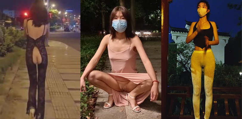 大长腿反差母狗 真空透视装户外露出 跟清纯模样形成极致反差 完全无视路人的眼光!