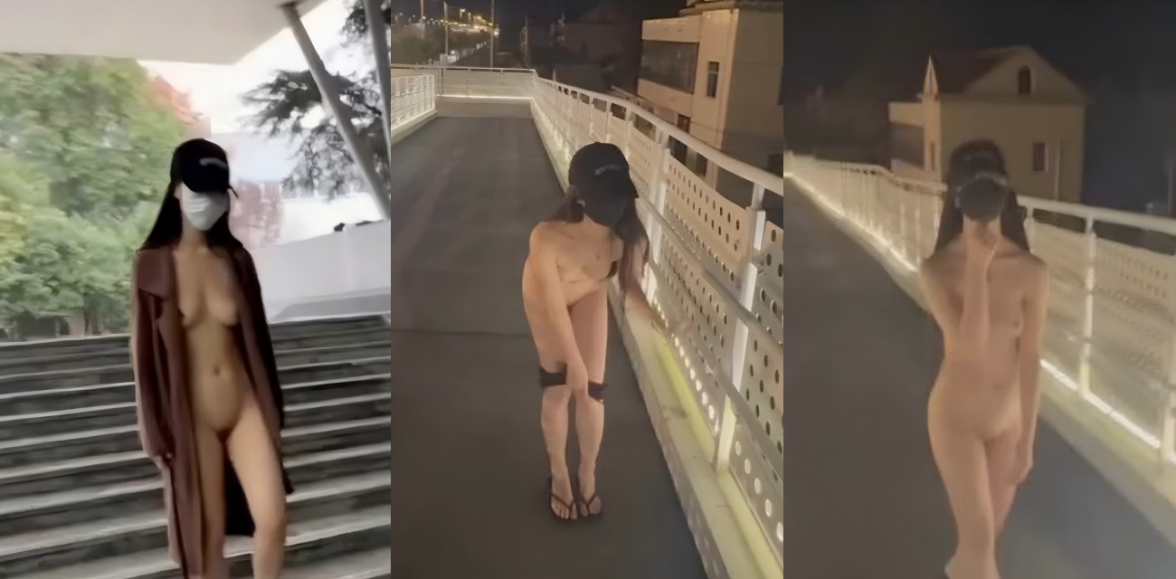 户外露出福利姬 白桃汽水 地铁站台脱光光 弯腰露逼给大叔看 哥们儿你扛得住?