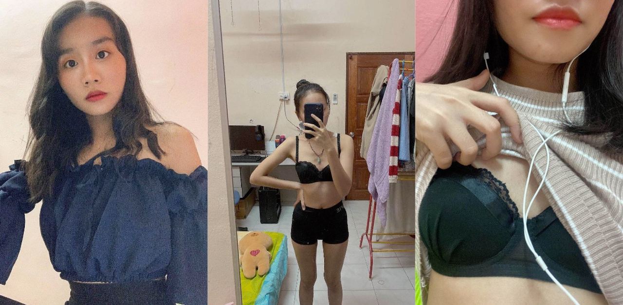 闷骚眼镜妹发骚与男友开着视频换衣服,特意给男友看自己的小奶子