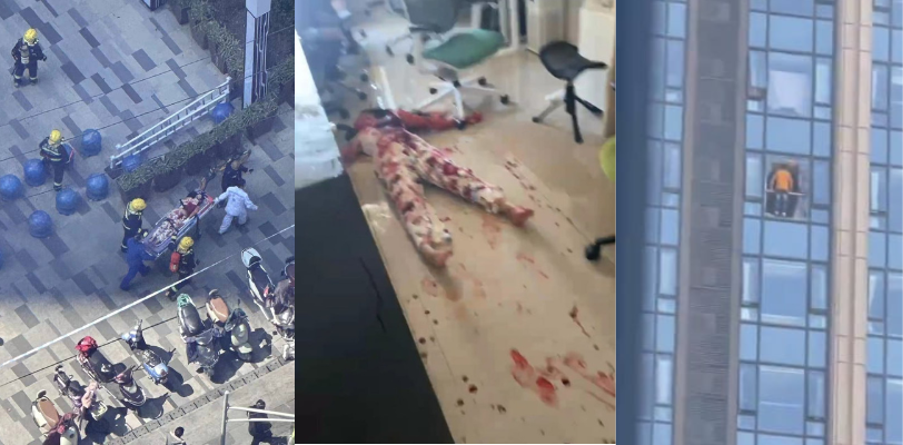 成都恒大郡临阁天府二街惊现杀人重案!杀人犯杀人后知道逃避不了欲想跳楼!