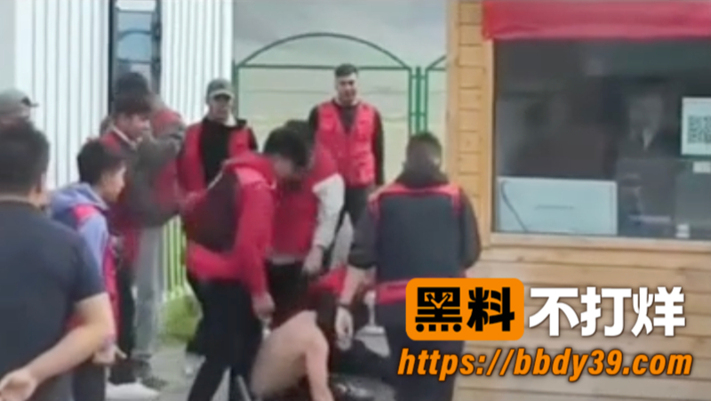 新疆赛里木湖景区工作人员围殴旅游车司机 7人被带走 现场混乱引发热议