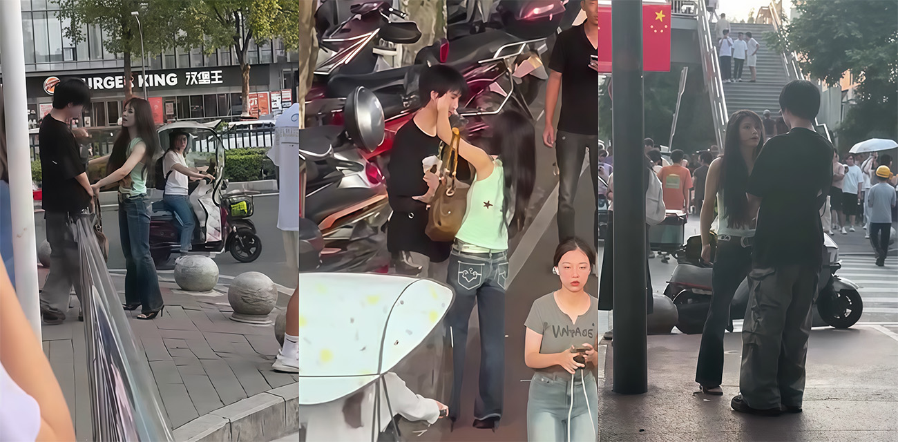 杭州职业技术学院王伟建四处约炮 被女友校门口当众铲耳屎 还曝光了数十条性爱视频