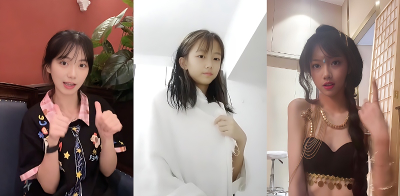 19岁嫩妹比奇堡名媛贺子涵