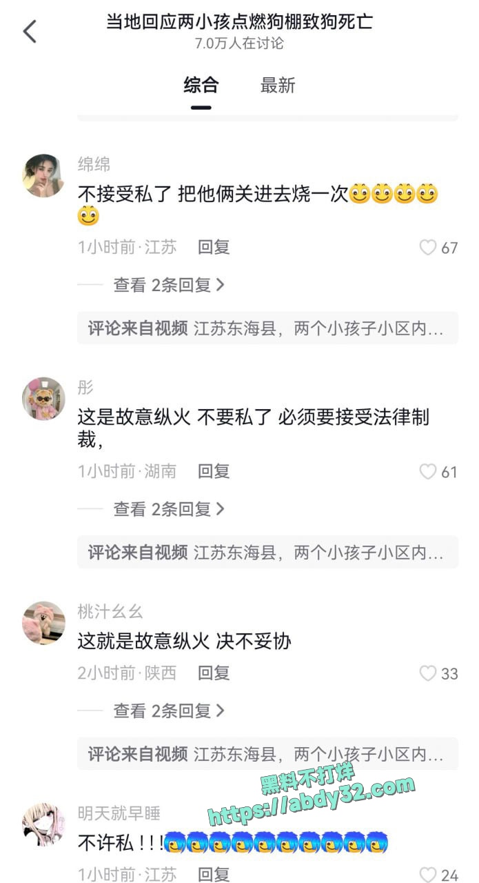 连云港两男孩烧死笼中萨摩耶 8
