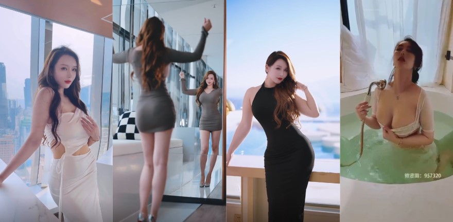 抖音 尤妮丝Egg 50W粉丝巨乳网红 世界旅游小姐 伴游视频被曝光