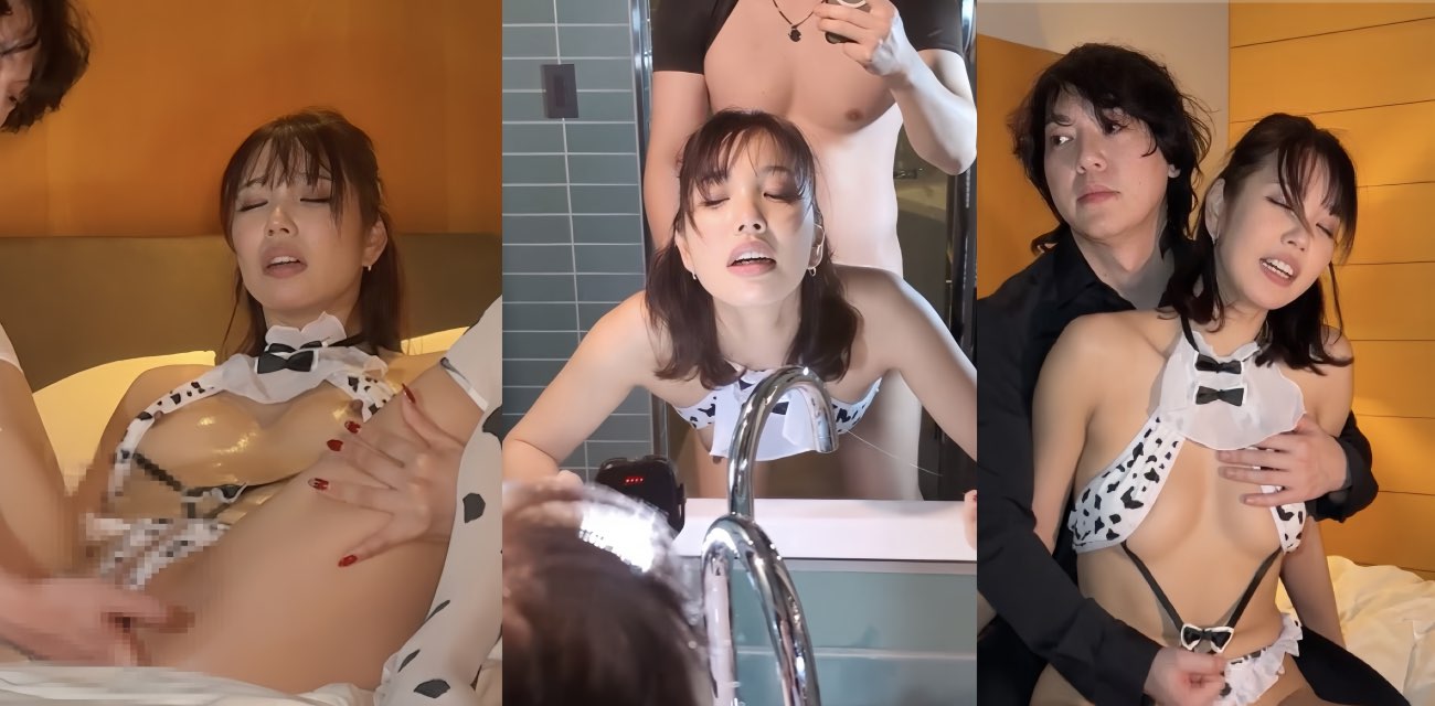 网红香月怜和kyomuzou_ 露脸联动 偷情秘书 穿上情趣奶牛装别有一番风味