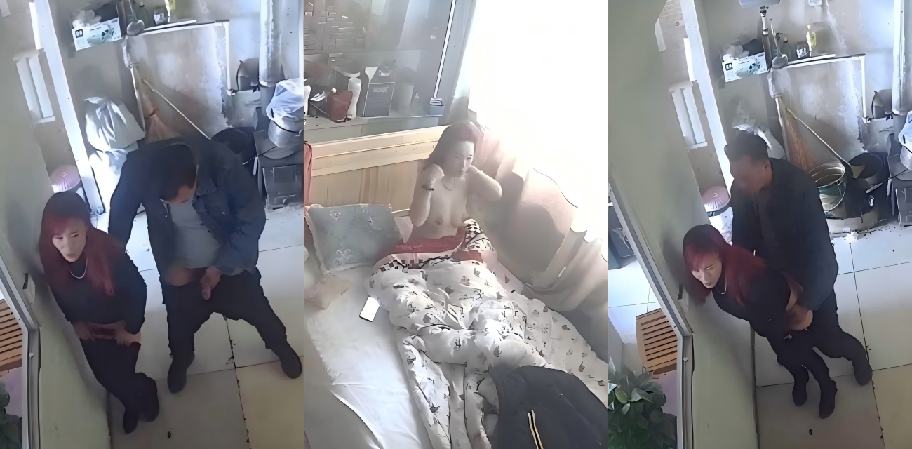真实40岁少妇偷情监控曝光 胖老公喂不饱她 邻居替补后入猛冲