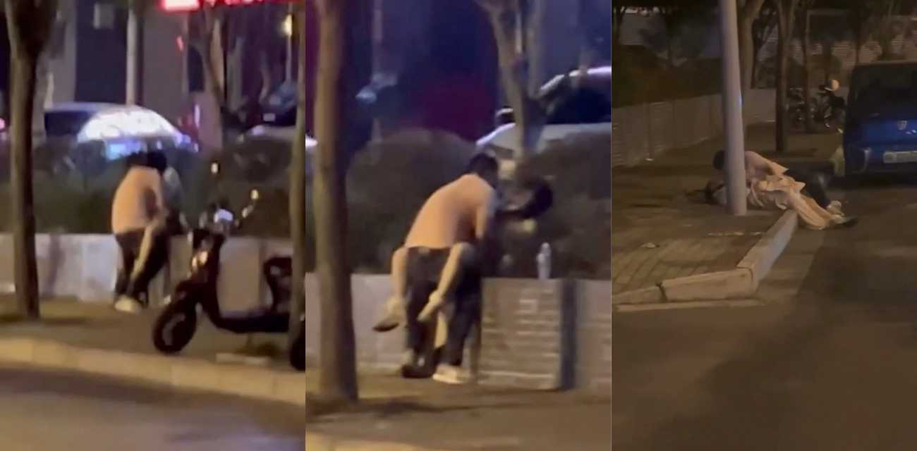广西柳州女子醉倒路边 被人捡尸在路边强奸野战 这就是逛酒吧的好女孩