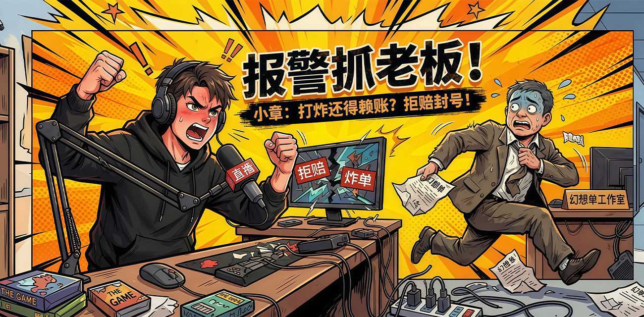 王者荣耀司空震主播幻想 代打炸单拒赔还报警 老板小章开喷直播五分钟 遭抖音官方下架完整视频曝光