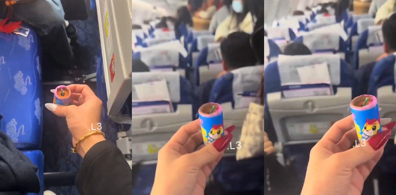网传一乘客在山东航空飞机客舱下捡到一枚鞭炮 到底是工作人员的疏忽还是博主的预谋?
