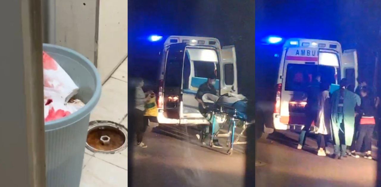大连某高校女生 怀孕不敢跟家里说,在学校厕所偷偷生了下来,被人发现后紧急送往医院