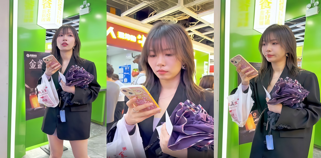 KFC抄底系列街拍 商场抄底全是美腿 裙底给你全看光 直接起立