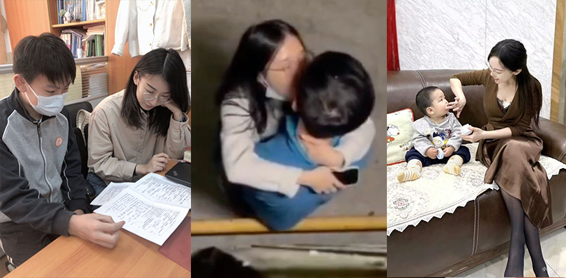 上海出轨女老师最新报道!上海二中 张越女老师和学生常理在家门口接吻视频传出! 干柴和烈火烧出来大概就是奶酪味吧!老师出轨原因更多细节流出