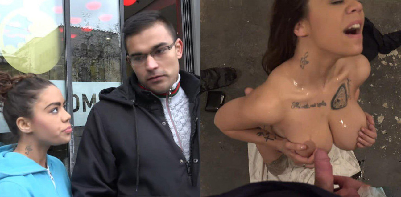 捷克街头钞能力搭讪有男友的大学生 这两颗白嫩巨乳大奶真羡慕这妹子的男朋友!