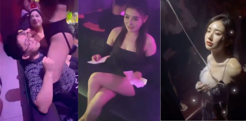 抽烟喝酒泡夜店的好女孩在金主身上内裤摩擦脸蛋!这样的“好女孩”你爱了吗?