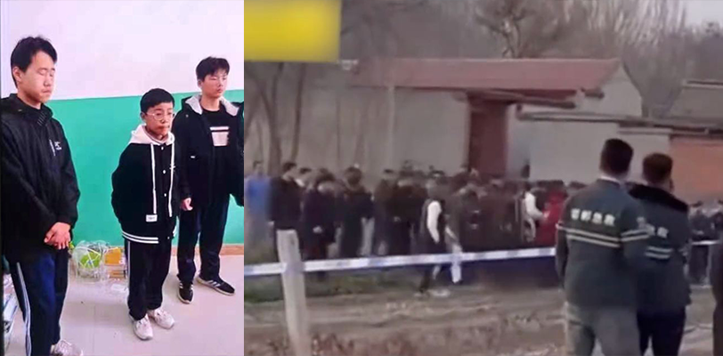 邯郸市肥乡区北高镇张庄村初一学生被同桌与两名同学杀害并且藏尸与菜棚 面对警察的盘问保持着矢口否认的态度!