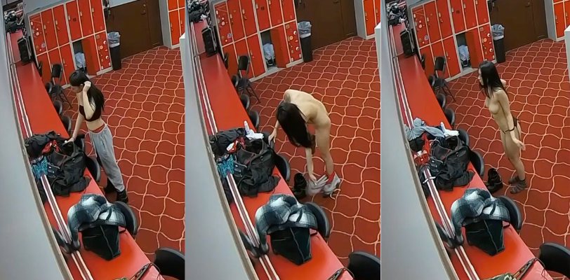 高挑大长腿舞蹈生后台换衣服实录视频,小姐姐这白嫩嫩的奶子看着真想抓一把