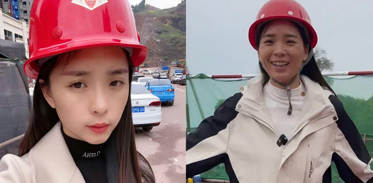抖音百万粉丝工地霞姐视频火了 工地宿舍激情翻车 硬核反差太辣眼