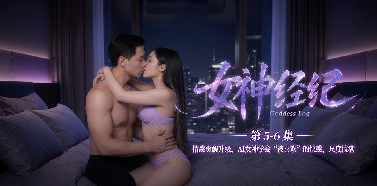 科幻欲感养成爽剧《女神经纪》5-6集 AI女神情感觉醒学会被喜欢 持续跟新