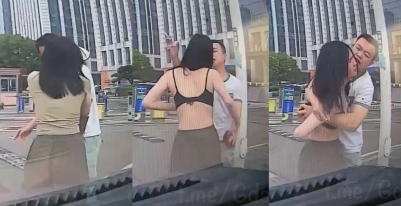 小仙女一生气就当街脱衣服 奇怪的性格在私下肯定是条万人欠操的小母狗!